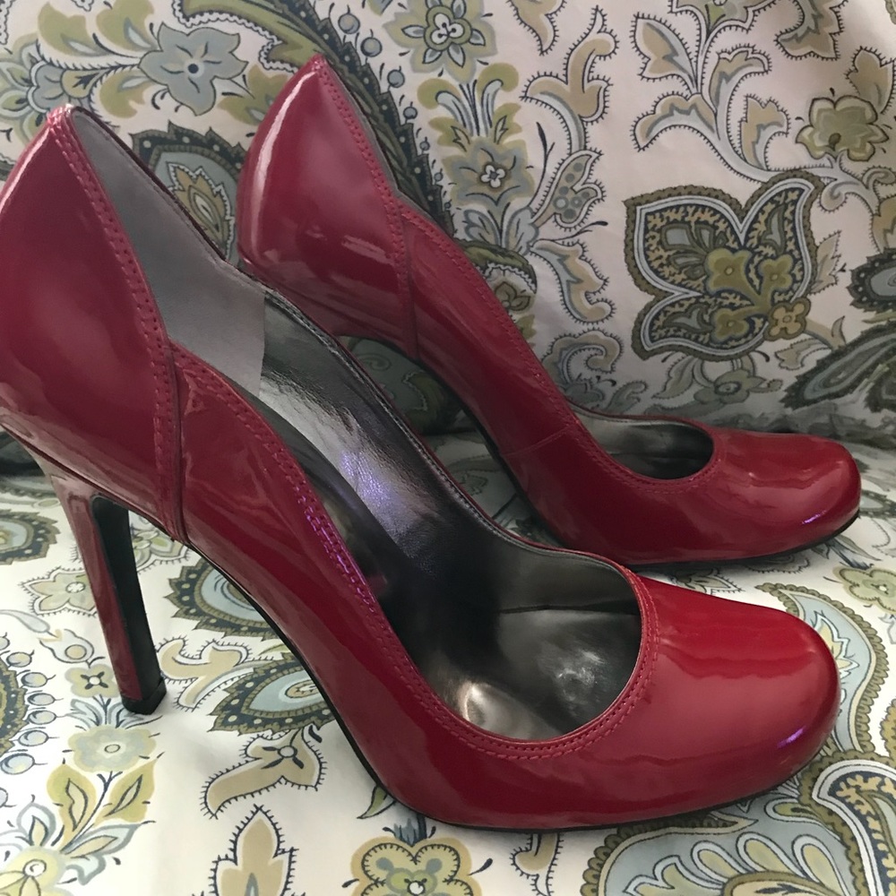 Guess Red Patent Heel